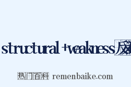 structural+weakness反义词是什么意思的图片
